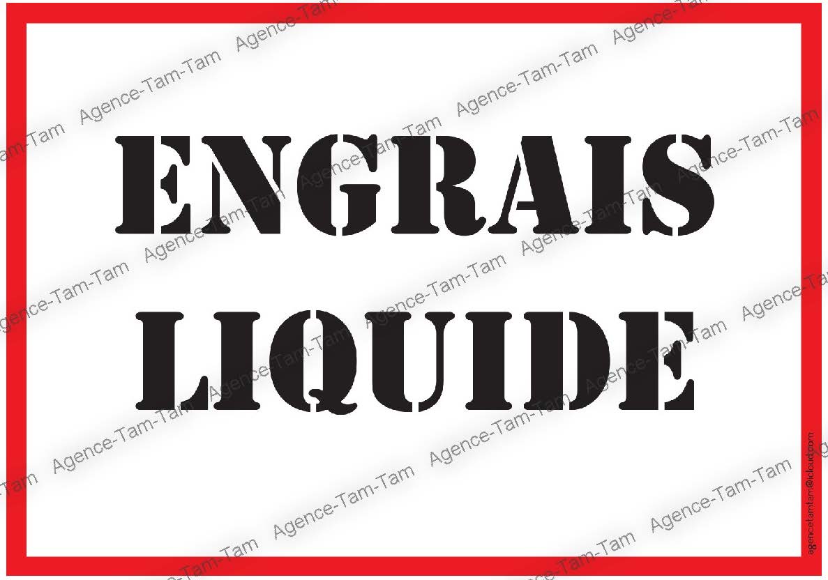 Stockage Engrais liquide, support Magnétique 30X40 cm