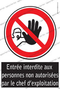 Entrée interdite