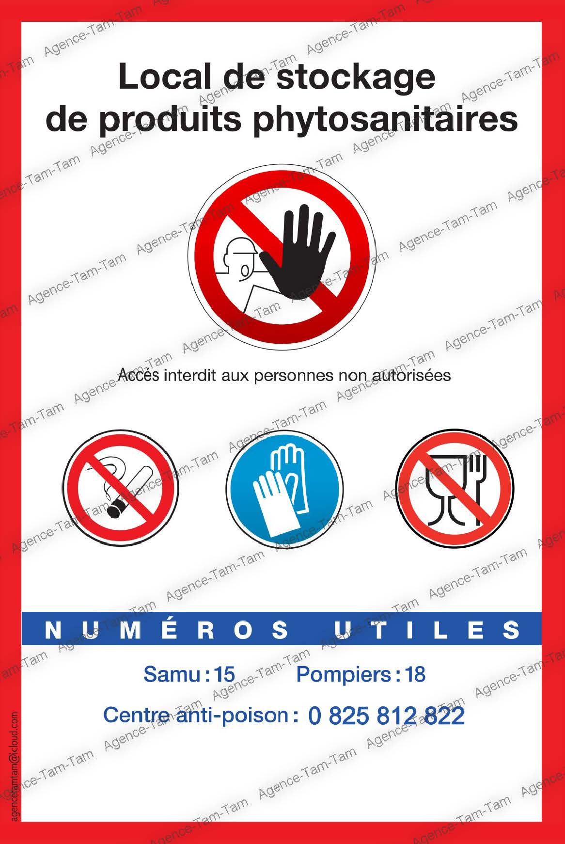 Entrée – Local phytosanitaire