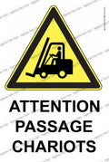 Danger – Passage de chariots