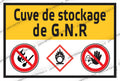 Stockage Carburant support Magnet souple